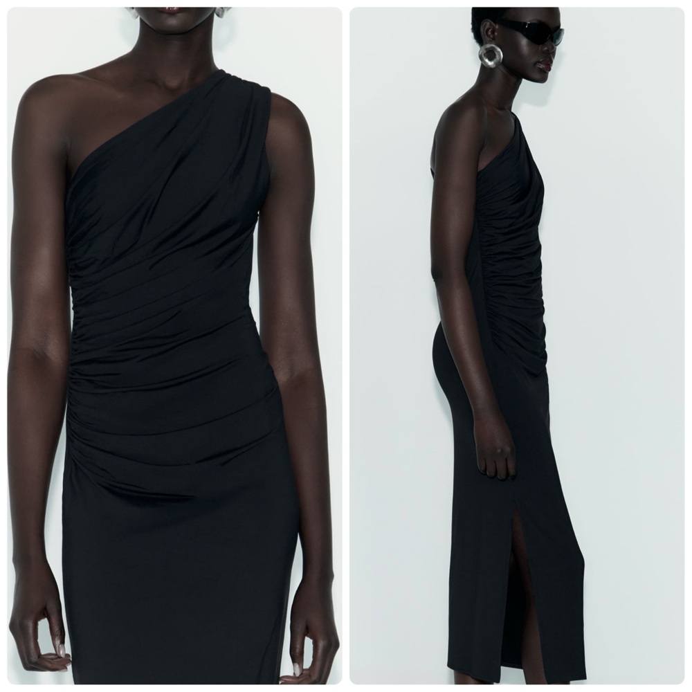 NWT Zara Asymmetrical Dress S, M